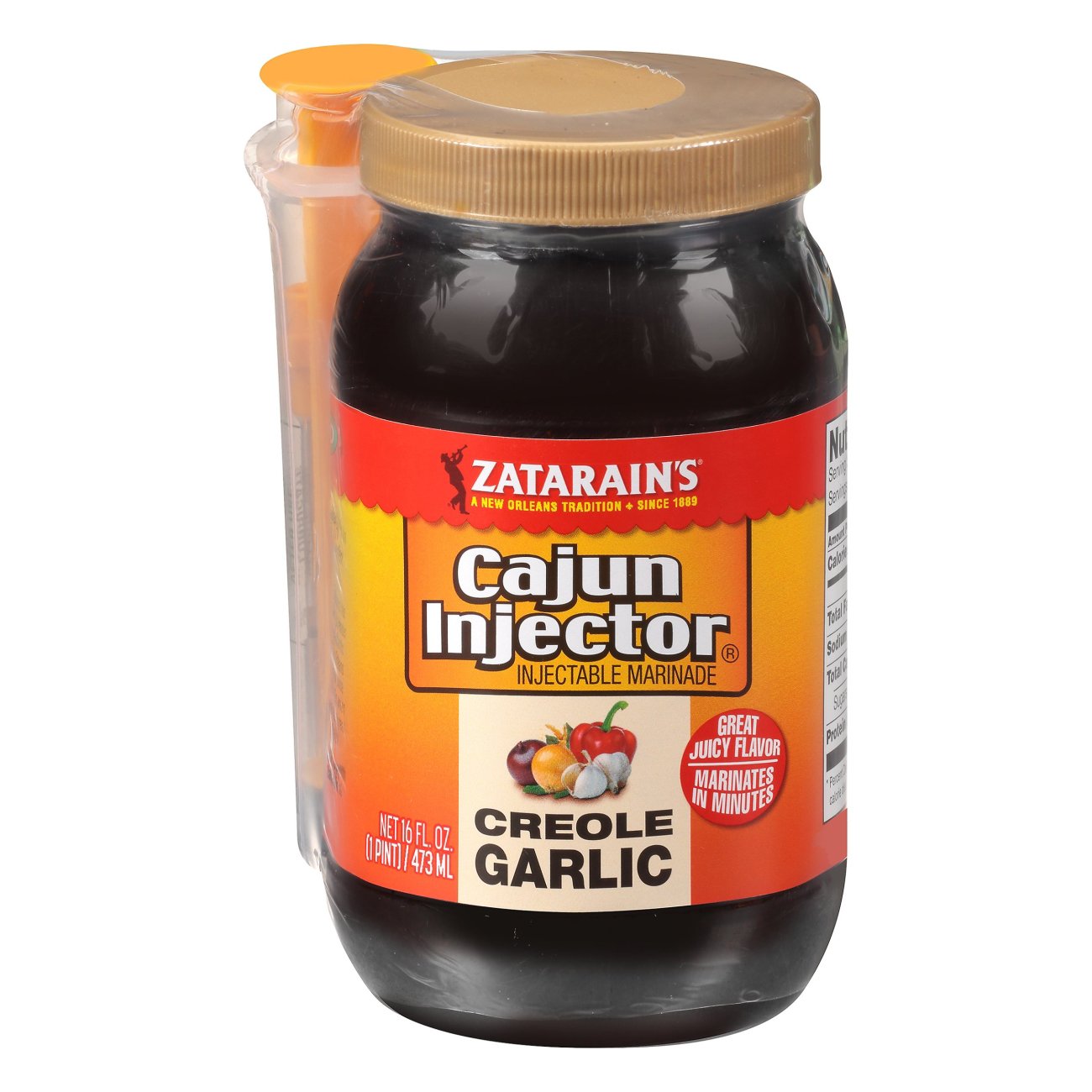 Cajun Injector Creole Garlic Injectable Marinade - Shop Marinades at H-E-B
