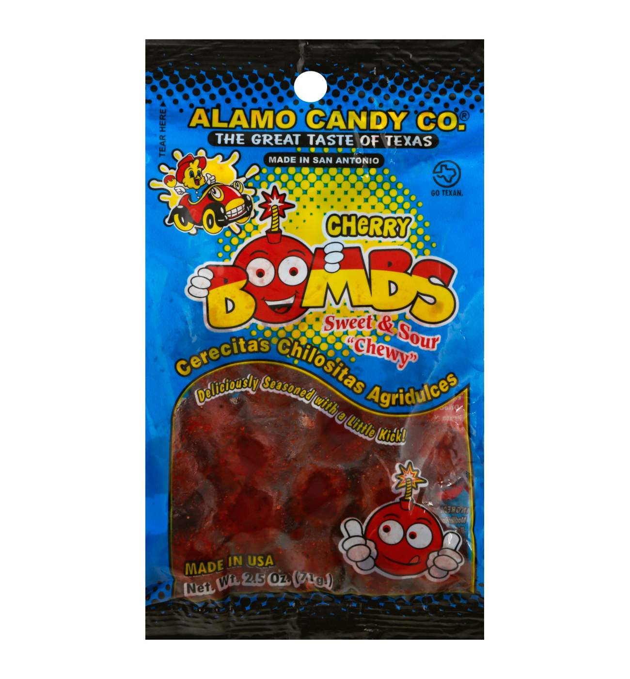 Alamo Candy Sweet & Sour Cherry Bombs ; image 1 of 3