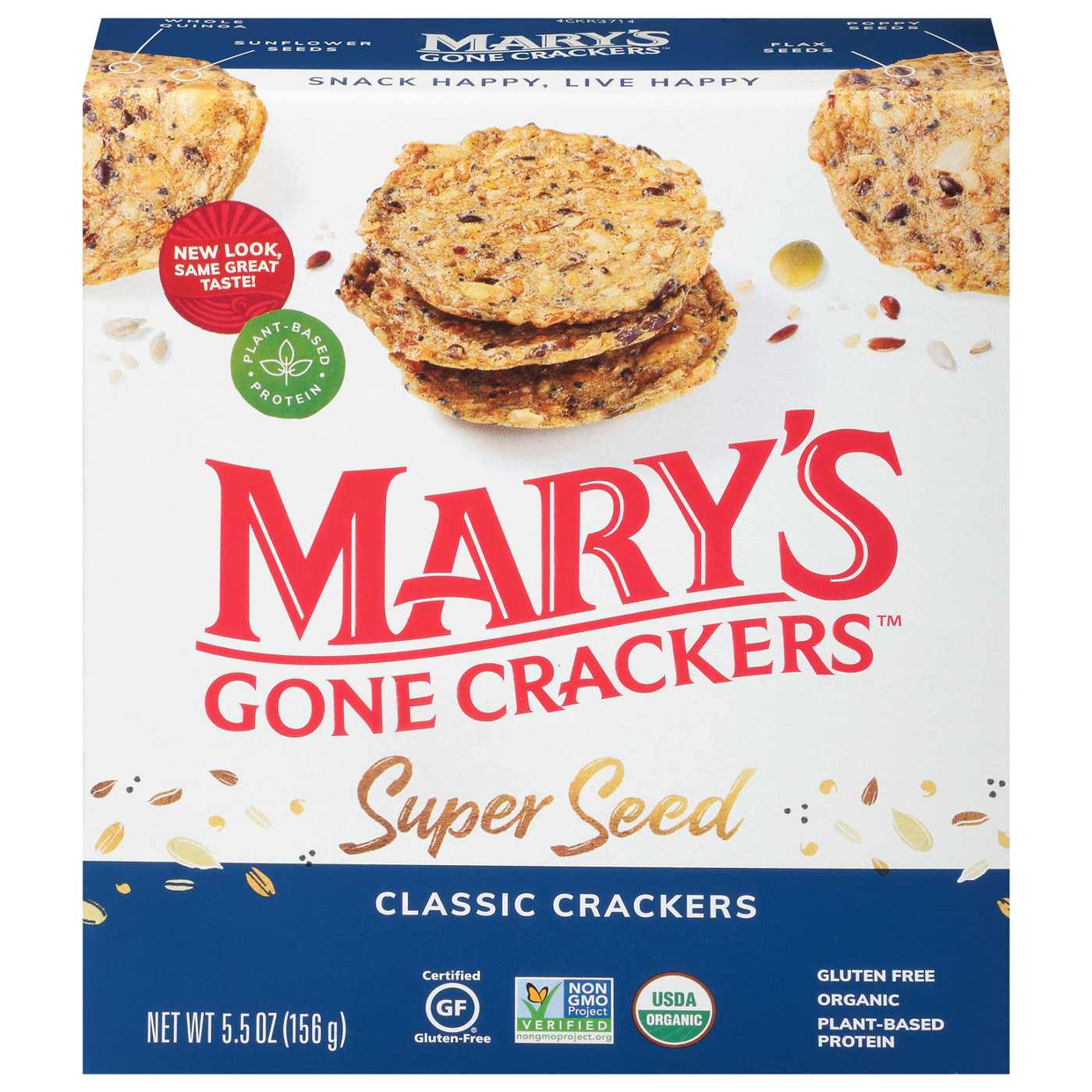 Mary's Gone Crackers Gluten Free Super Seed Crackers; image 1 of 2