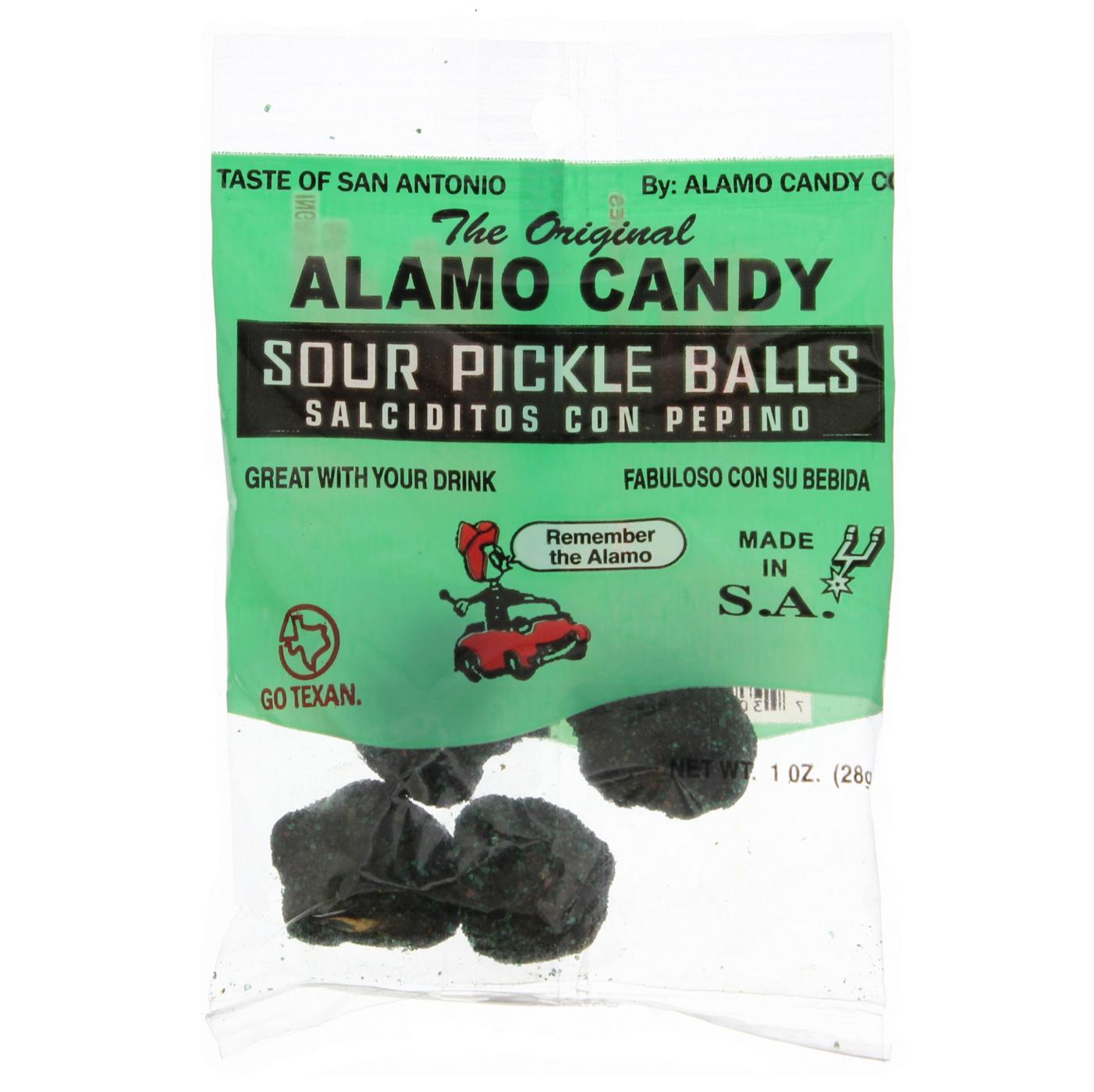 Alamo Candy Sour Pickle Balls Shop Candy at HEB