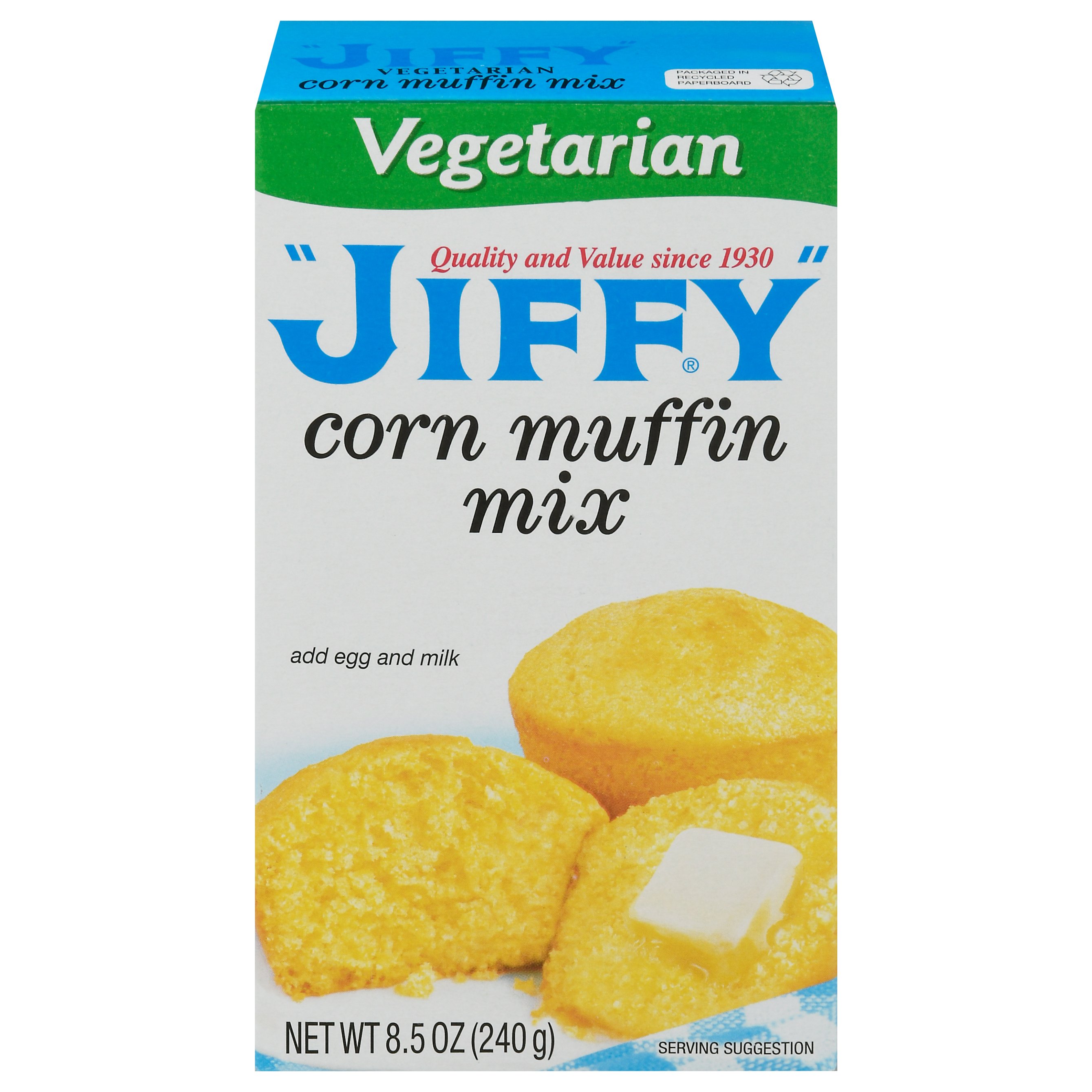 Jiffy Vegetarian Corn Muffin Mix Shop Baking mixes at HEB
