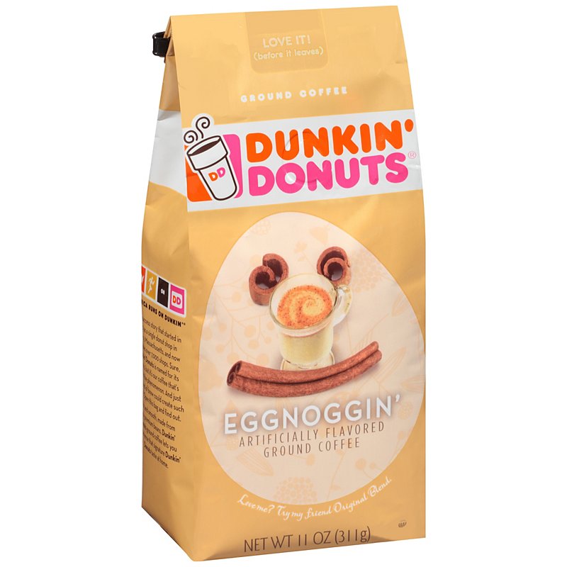 Dunkin Donuts Caffeinated Ground Eggnog Coffee Shop