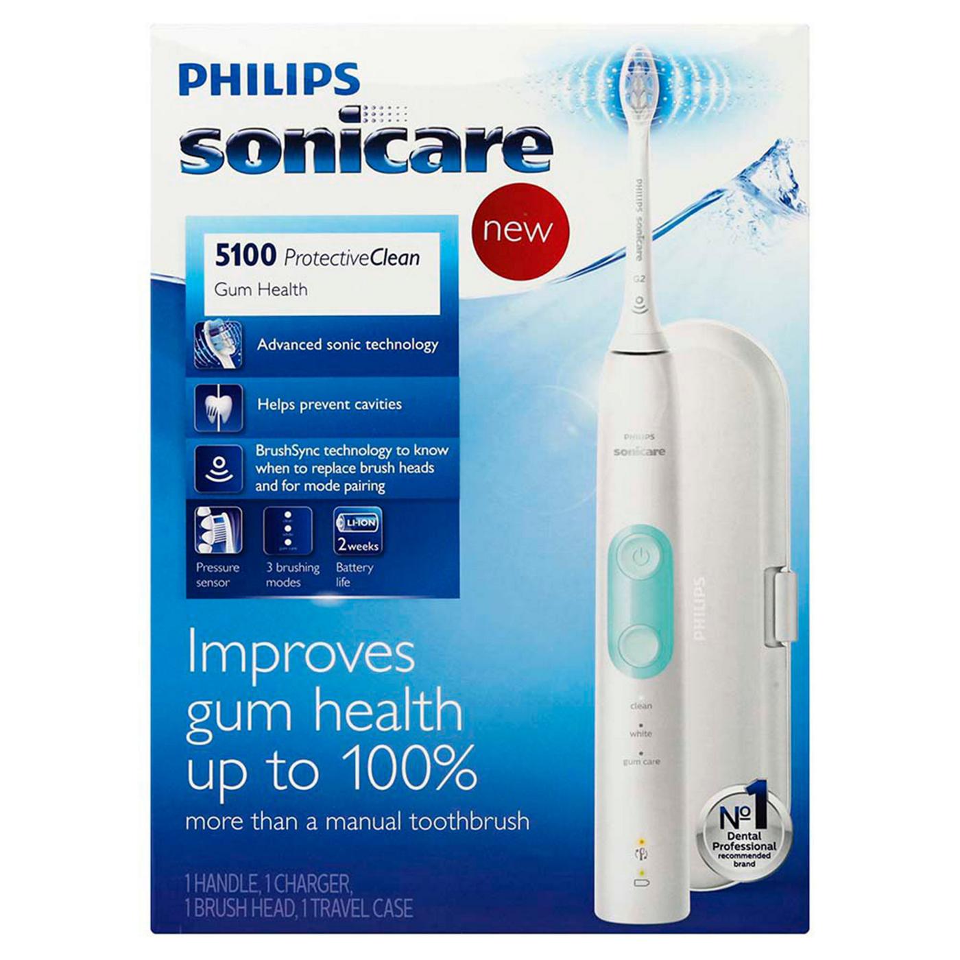 Philips Sonicare 5100 ProtectiveClean Powered Toothbrush; image 1 of 3