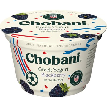 Chobani Non-Fat Blackberry on the Bottom Greek Yogurt