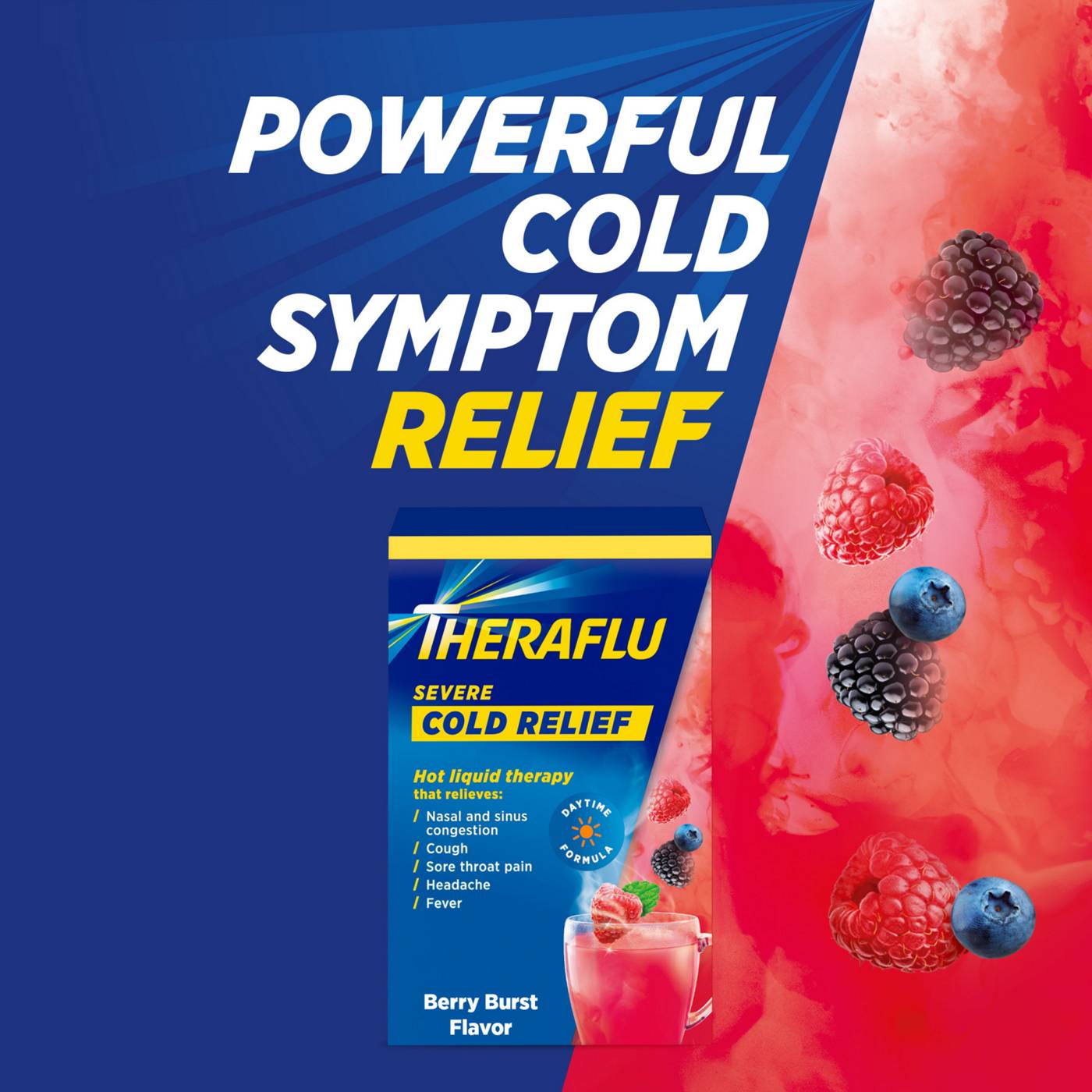 Theraflu Daytime Severe Cold Relief Packets - Berry Burst; image 7 of 8