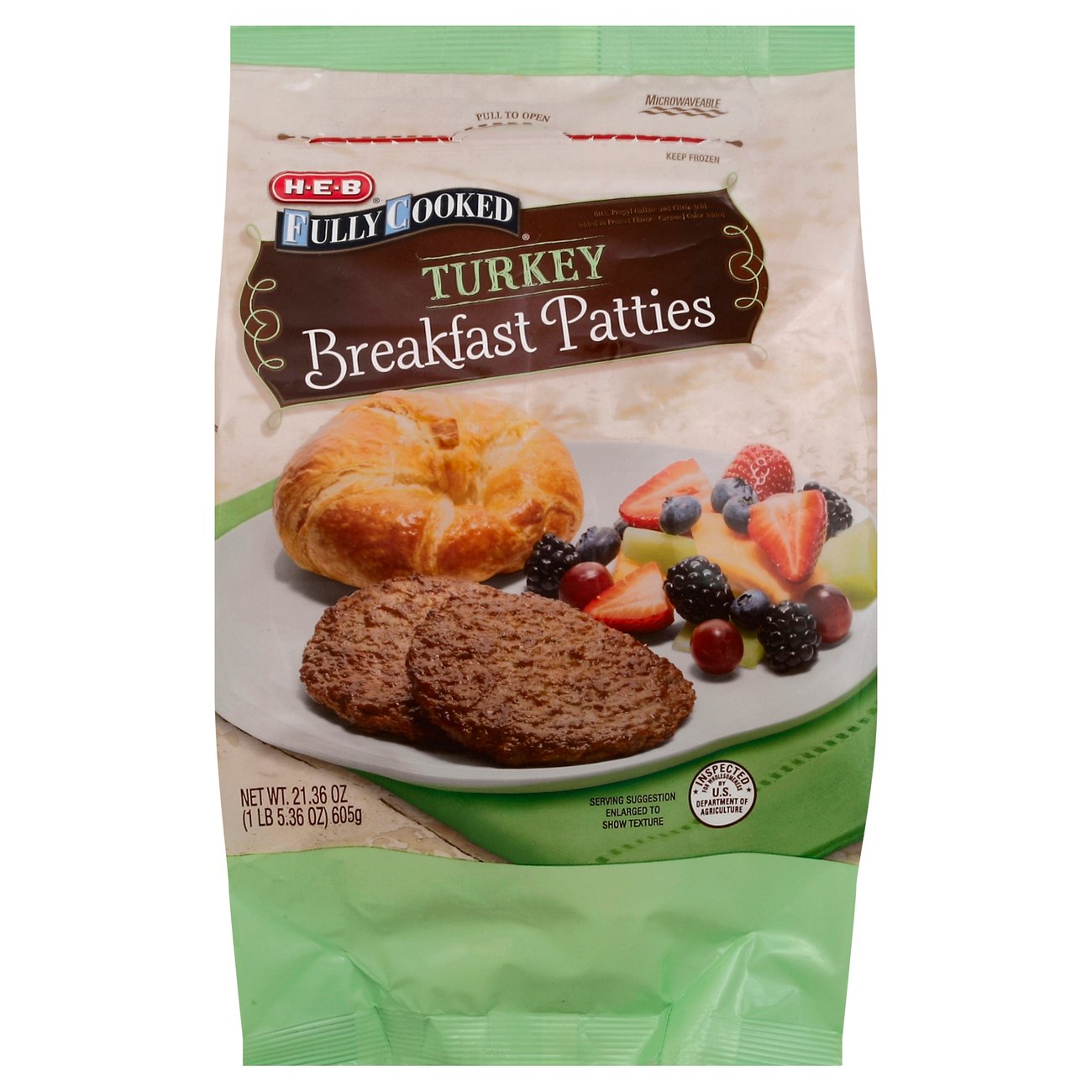 HEB Fully Cooked Turkey Breakfast Patties Shop Sausages & hot dogs at HEB