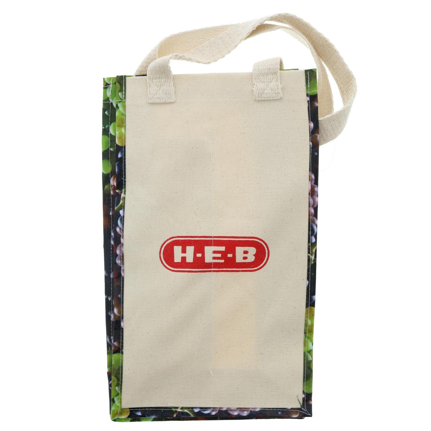 H-E-B Wine Grapes Reusable Tote Bag; image 2 of 2