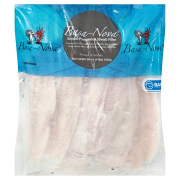 Frozen Striped Pangasius / Swai Fillets, 64 oz