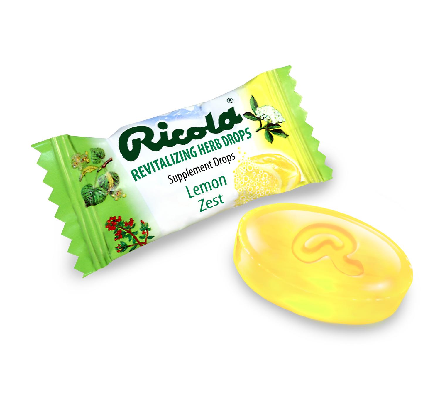 Ricola Revitalizing Herb Drops Lemon Zest; image 2 of 3