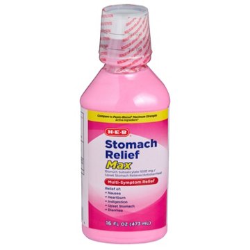 H-E-B Stomach Relief Maximum Strength Liquid, 16 OZ