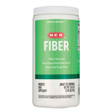 H-E-B Fiber Dietary Supplement Powder, 16.8 oz