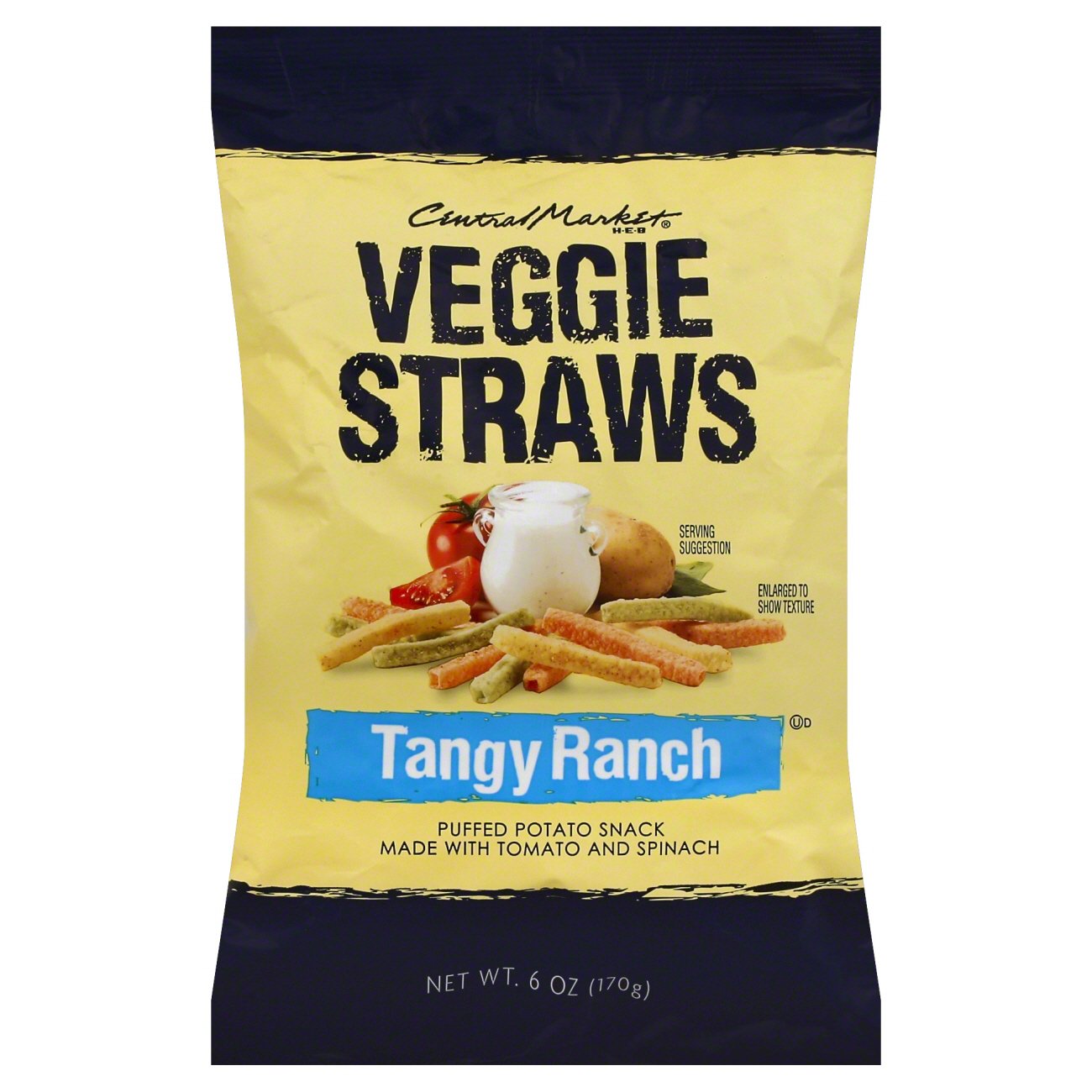 Central Market Tangy Ranch Veggie Straws Shop Chips at HEB