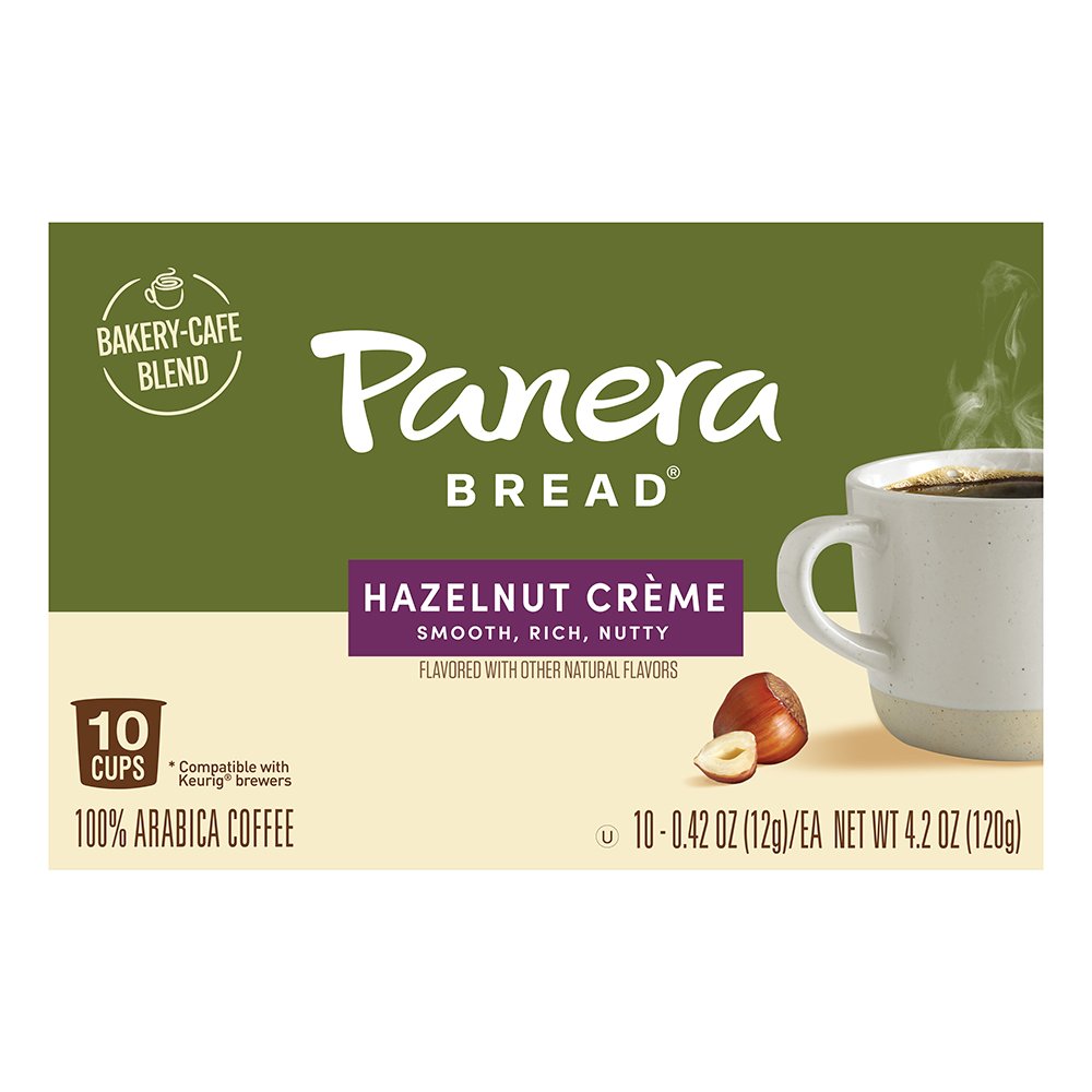 Panera Bread Hazelnut Creme Single Serve Coffee K Cups - Shop Coffee At ...