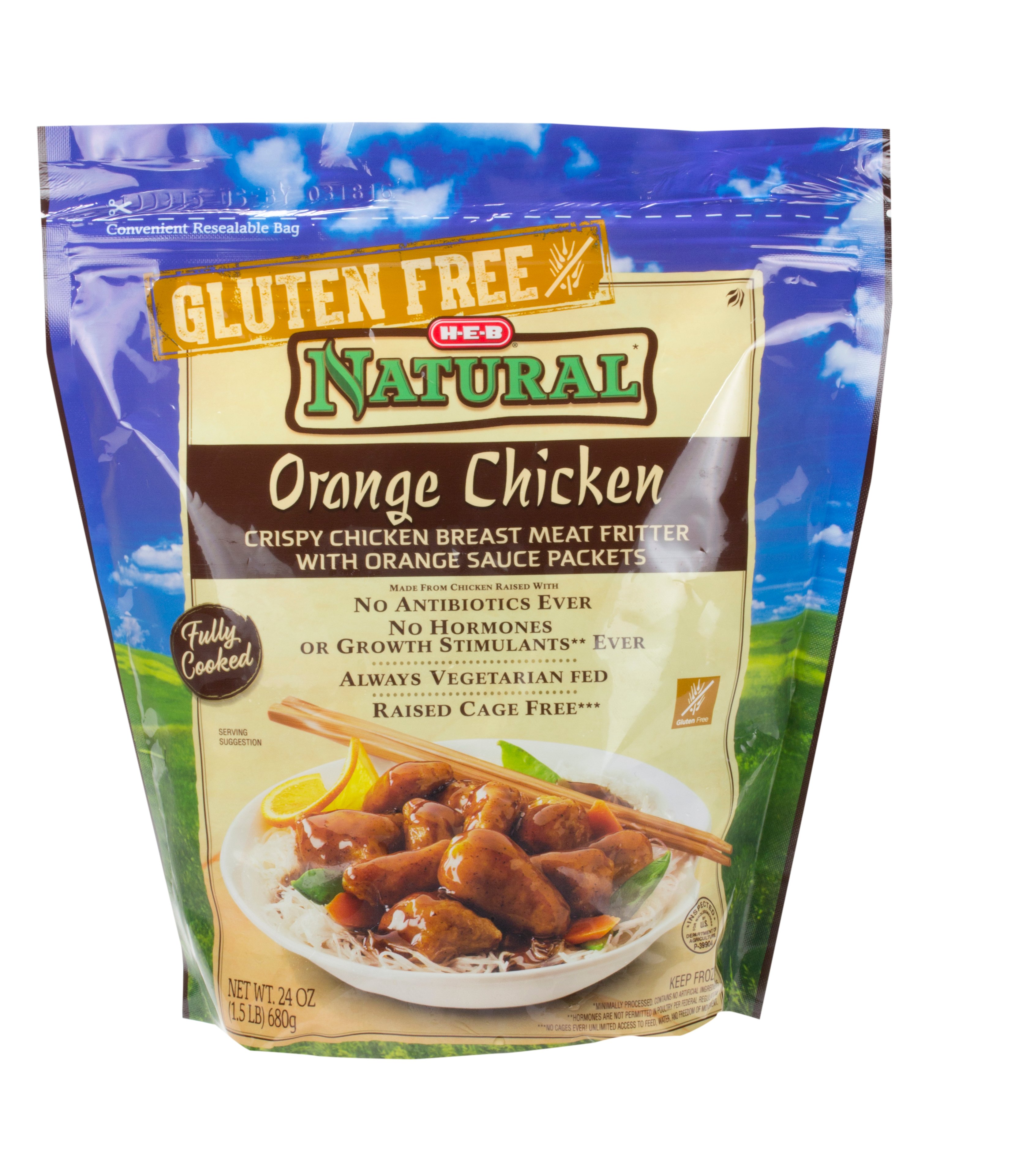 H-E-B Natural Orange Chicken - Shop Chicken At H-E-B