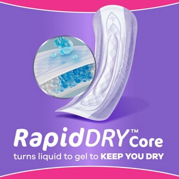 Always Discreet Adult Incontinence Pads for Women, Moderate Absorbency, Regular Length, Postpartum Pads, 20 ct