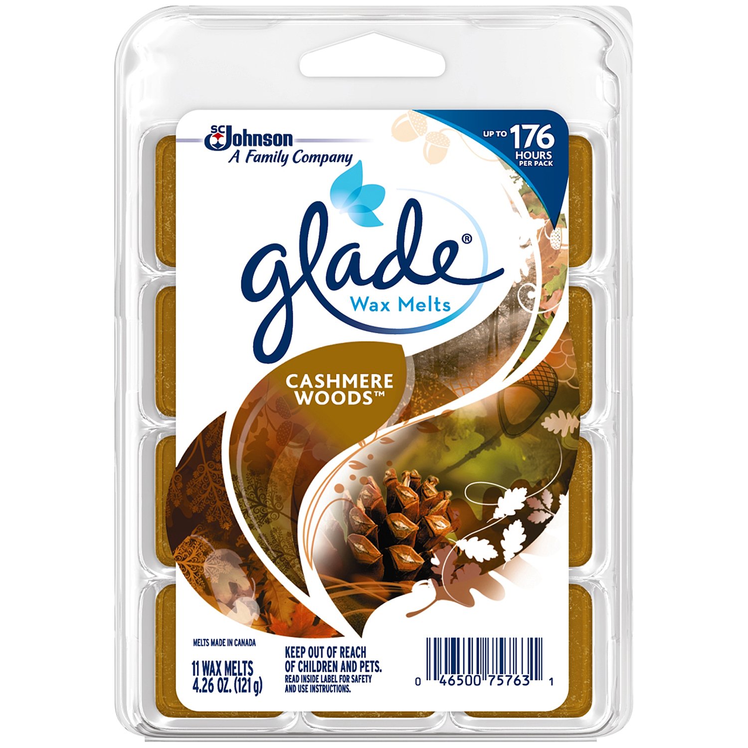 Glade Wax Melts refill Cashmere Woods Shop Scented Oils & Wax at HEB