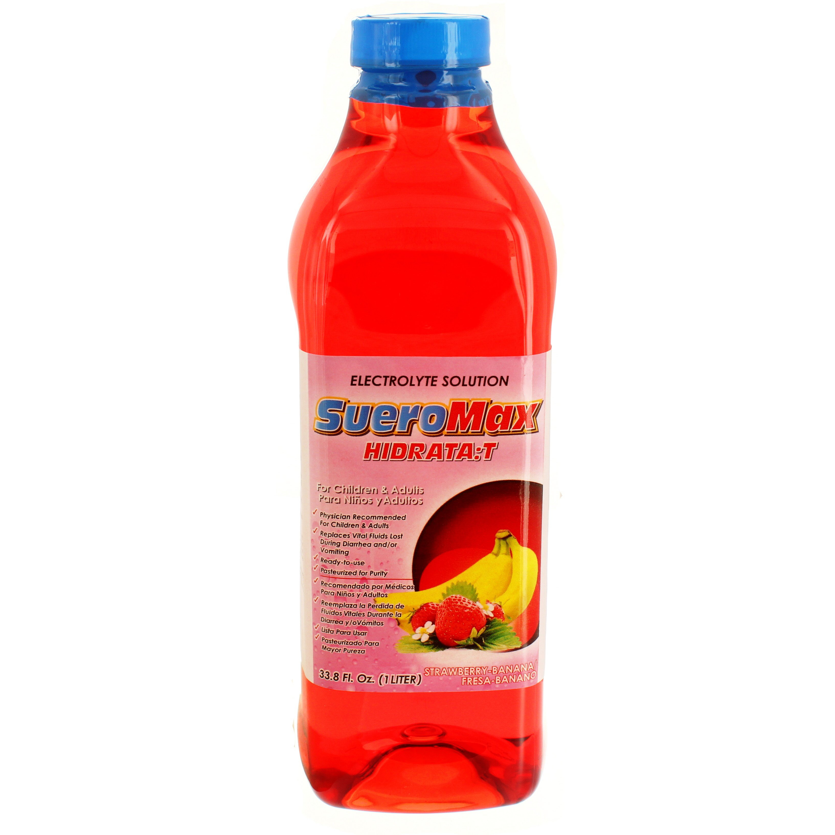Sueromax StrawberryBanana Flavor Electrolyte Solution Shop