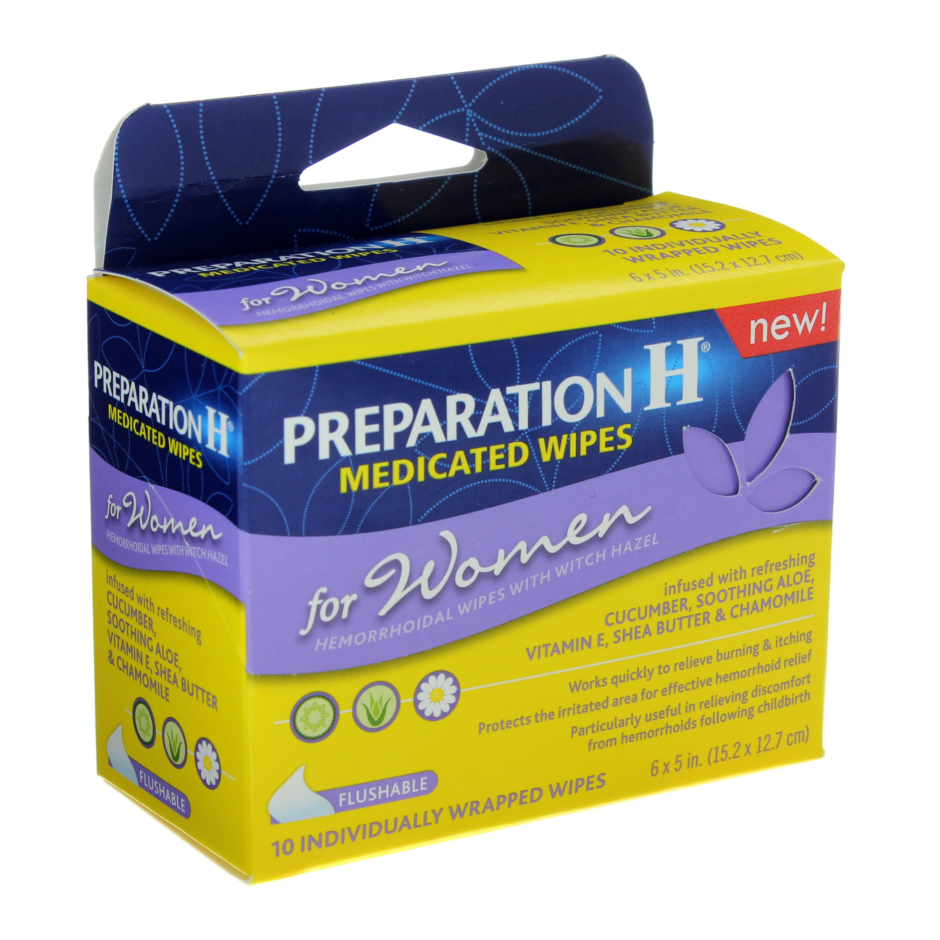 Preparation H For Women, Medicated Wipes Shop Hemorrhoid at HEB