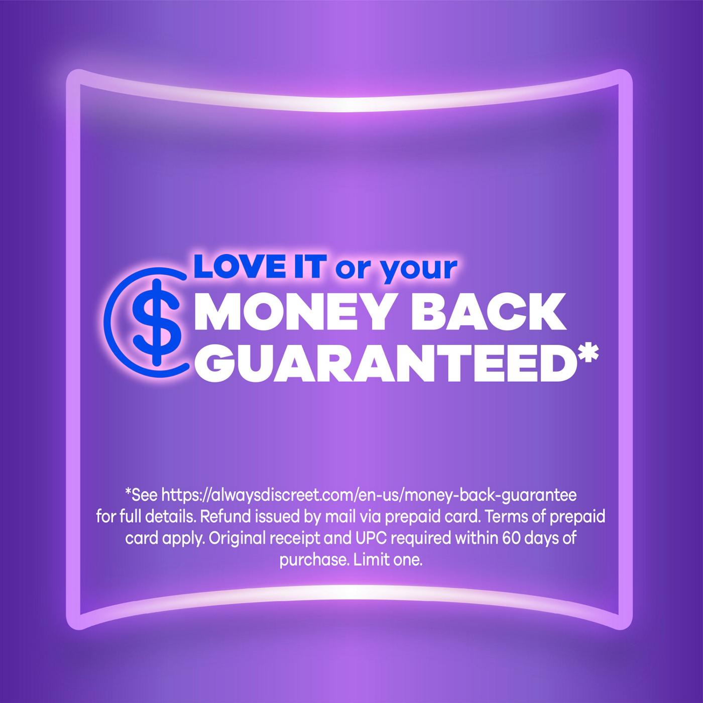 Always Discreet Women's Incontinence & Postpartum Underwear - Lg, Blush; image 3 of 10