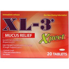 【moco】 XL-3 Xpect Mucus Relief, 20 ct | Low Prices & Quality Groceries