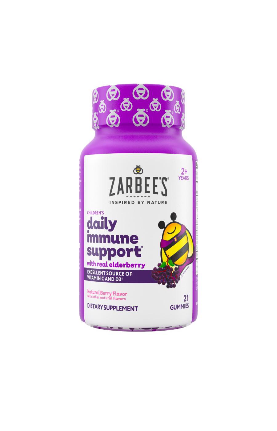 Zarbee's Kid’s Daily Immune Support Gummies with Elderberry; image 1 of 6
