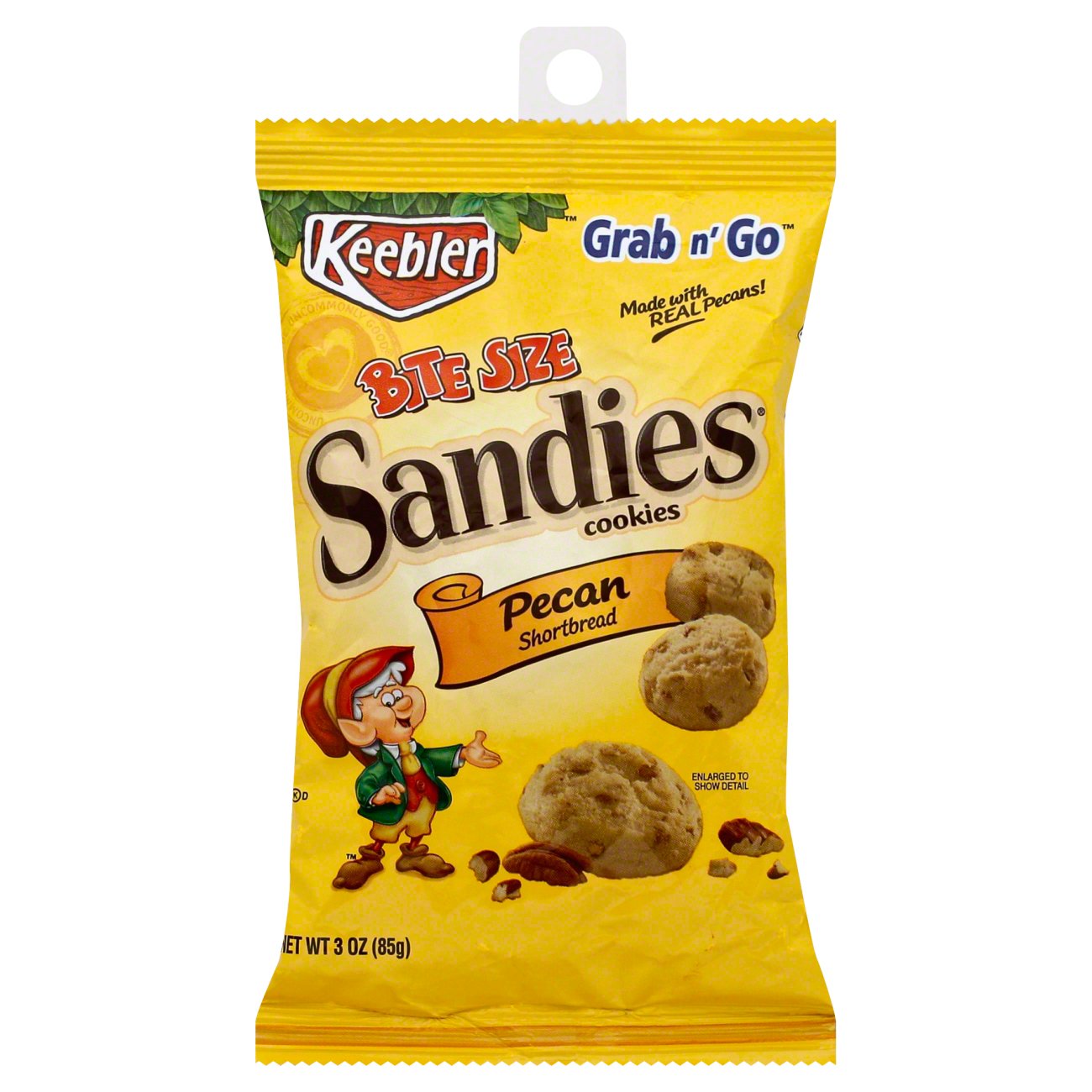 Keebler Sandies Cookies, Shortbread, Pecan - 11.3 oz