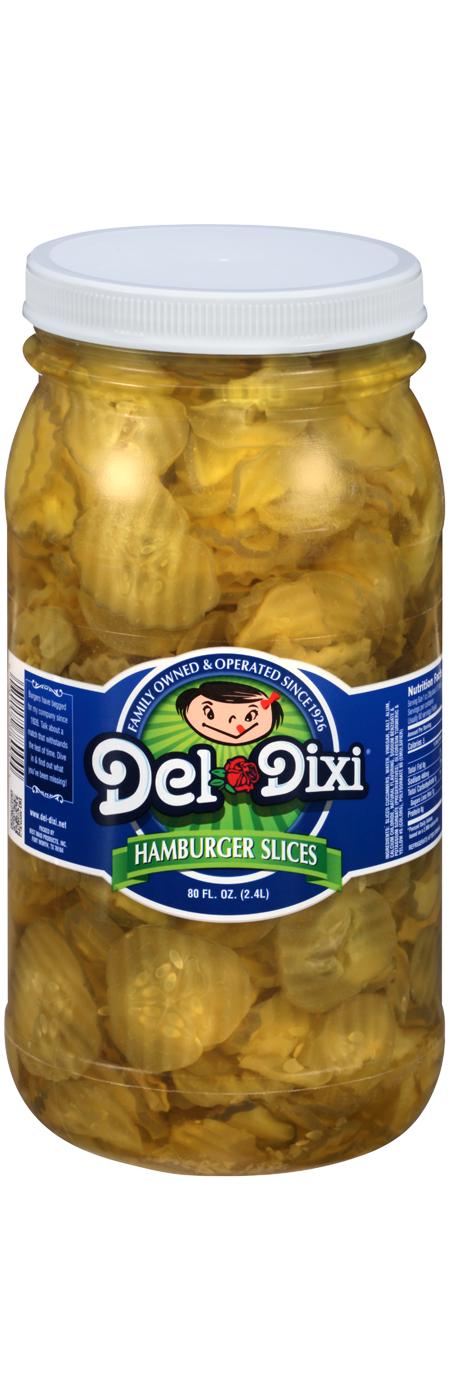 Del-Dixi Hamburger Slices Pickles; image 1 of 2
