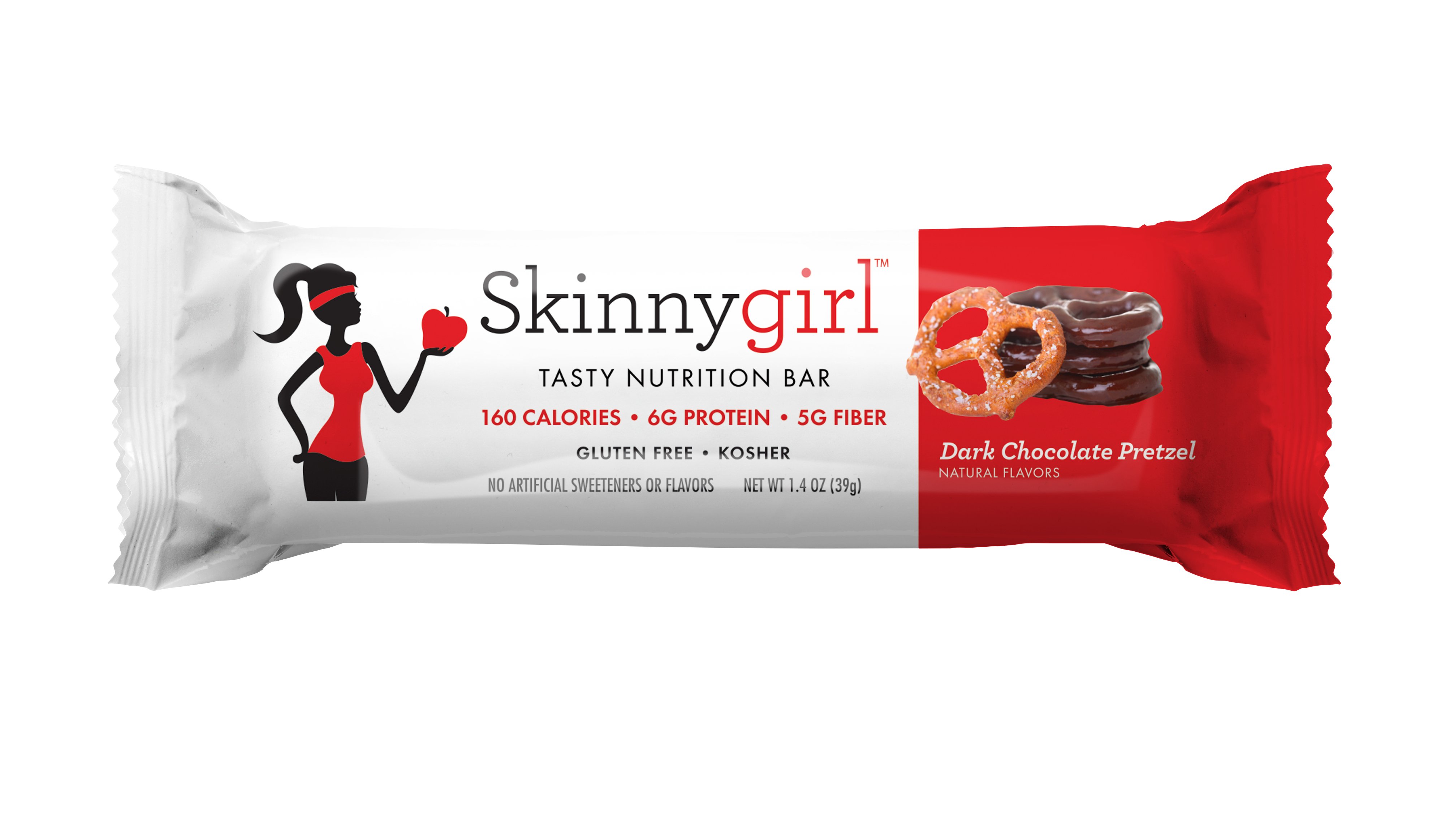 Skinny Girl Nutrition Bar Dark Chocolate Pretzel - Shop Diet & Fitness at  H-E-B