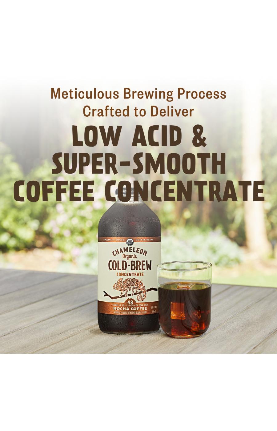 Chameleon Organic Mocha Flavored Cold Brew Coffee Concentrate; image 7 of 8