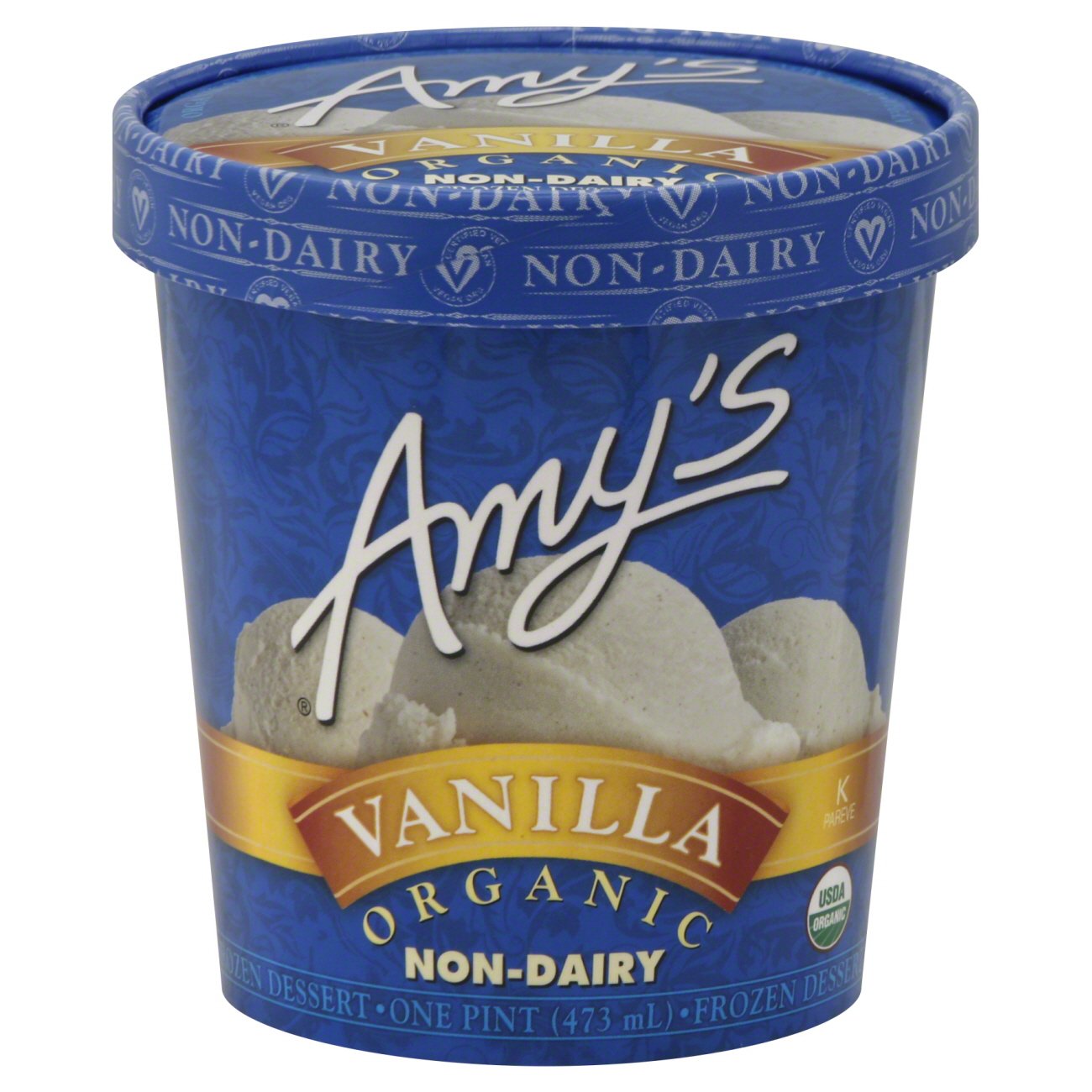 Amy's Vanilla Organic Non Dairy Frozen Dessert - Shop Ice Cream at H-E-B