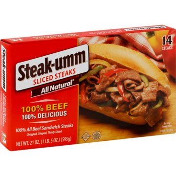 Steak-umm Sliced Steaks, 21 oz