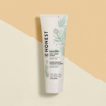 The Honest Company Sensitive Face And Body Lotion - Fragrance Free, 8.5 oz