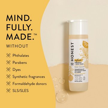 The Honest Company Refresh Shampoo And Body Wash - Citrus Vanilla, 10 oz