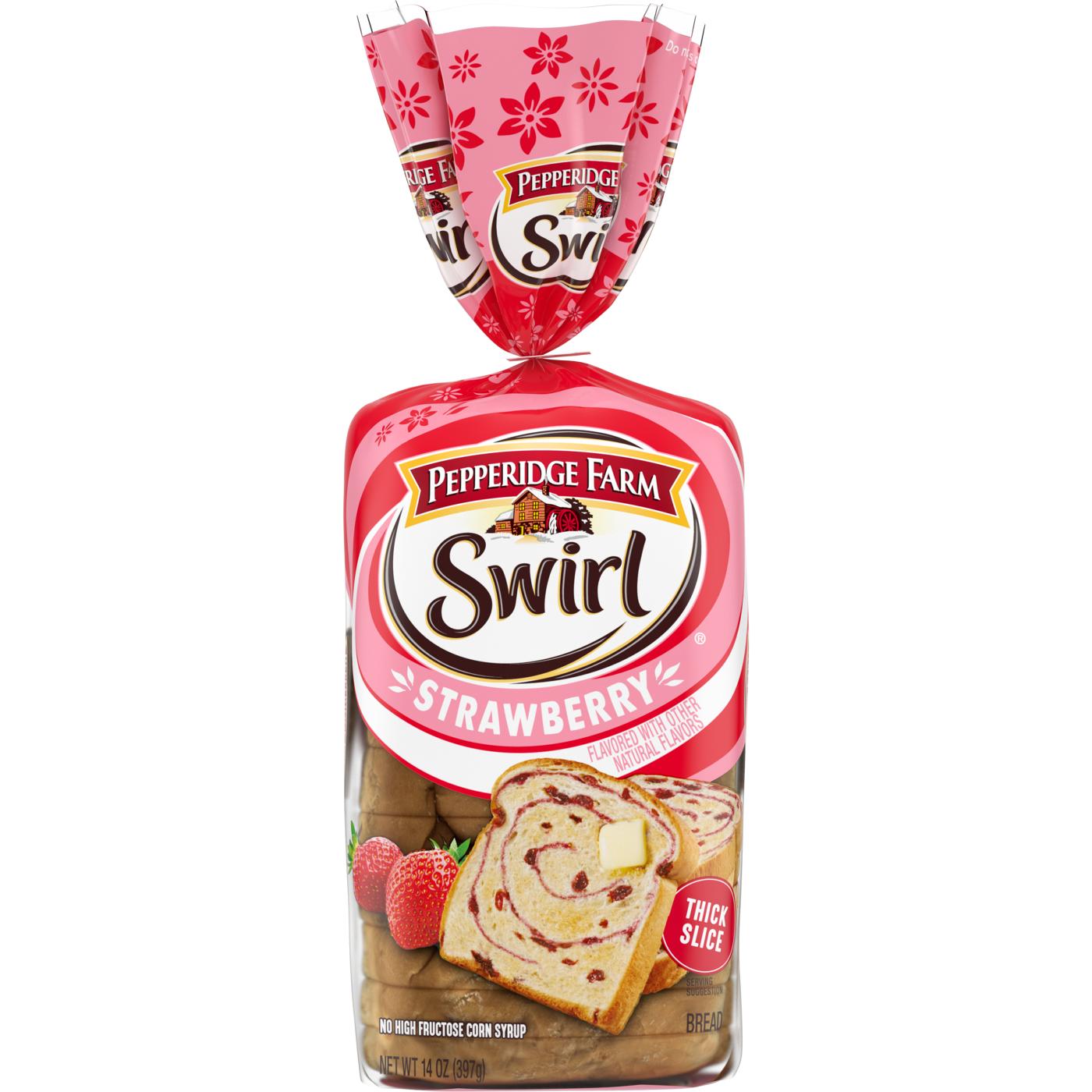 Pepperidge Farm Strawberry Flavored Swirl Bread; image 1 of 9