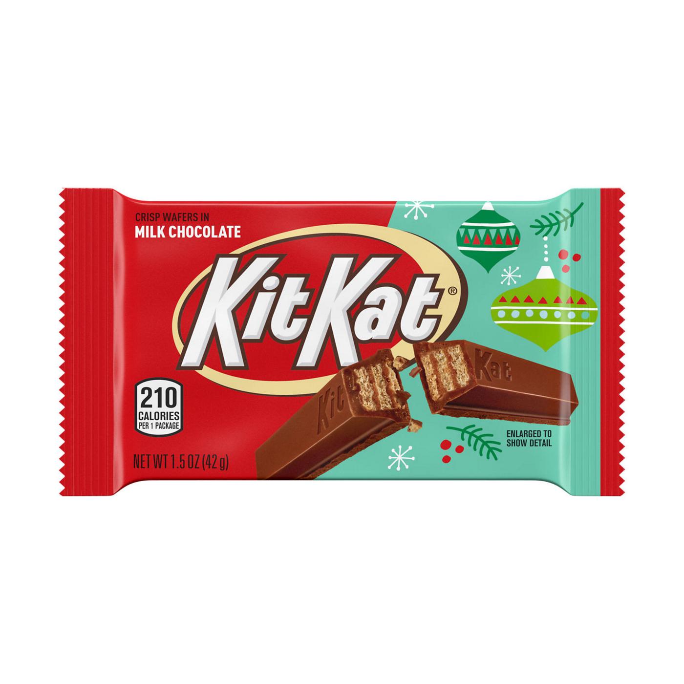 Kit Kat Milk Chocolate Wafer Christmas Candy; image 2 of 7