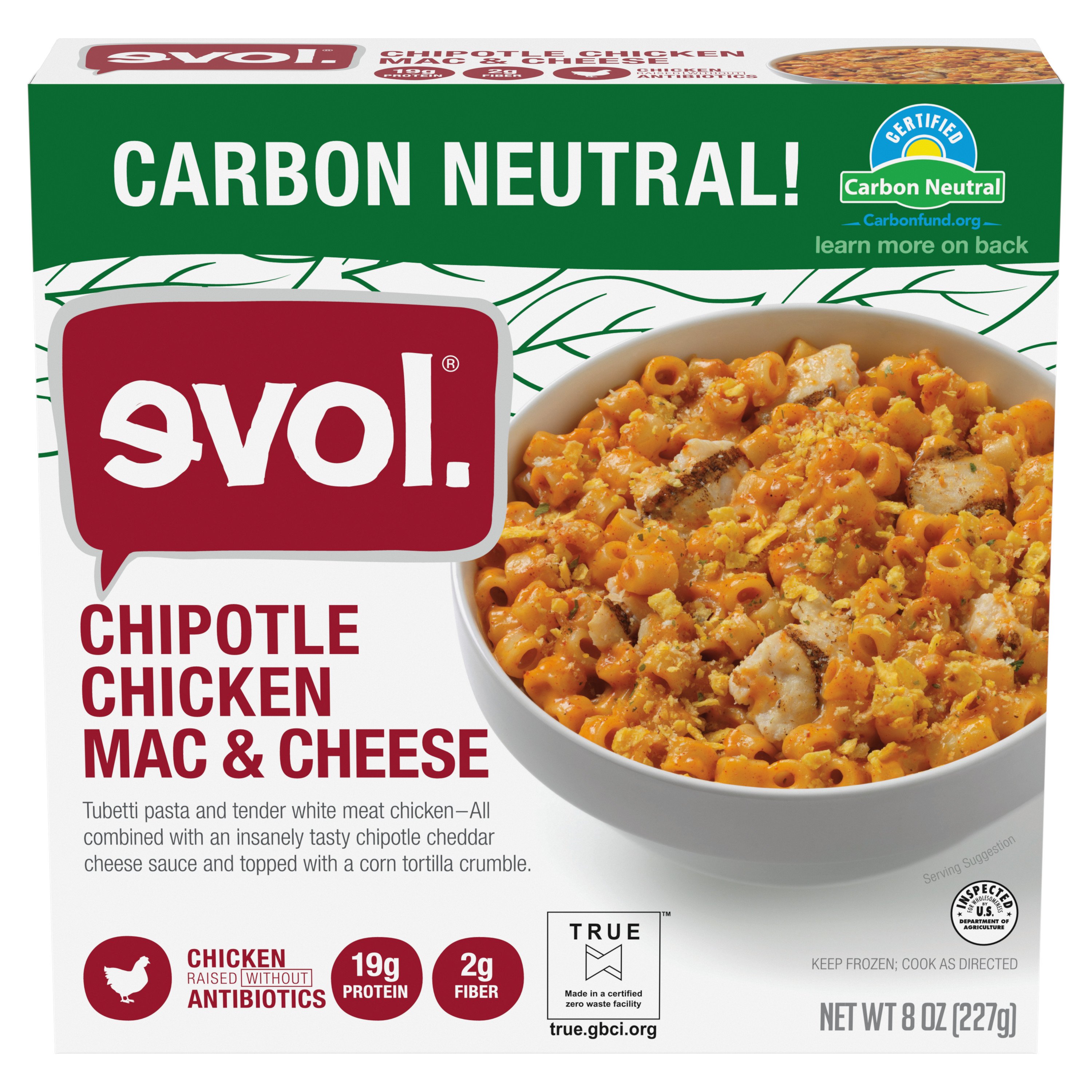 Evol Chipotle Chicken Mac & Cheese Bowl Shop Entrees & Sides at HEB