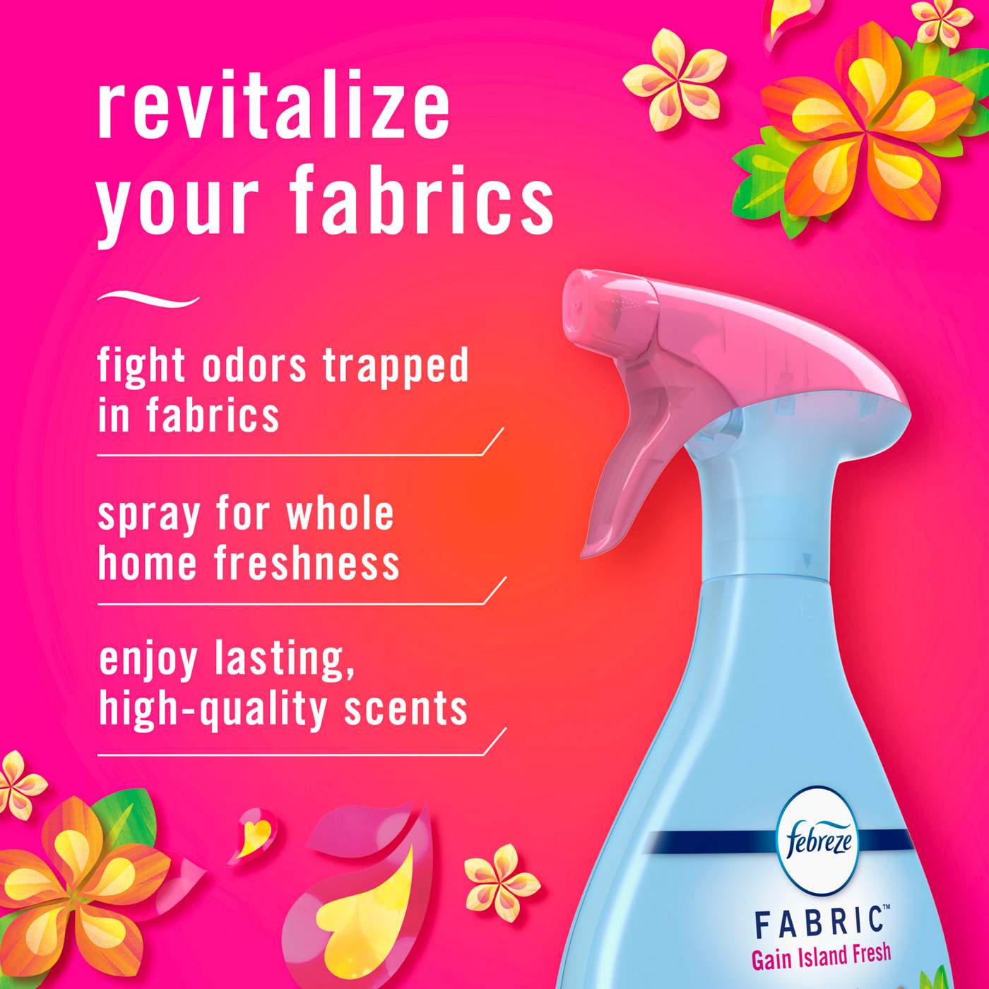 Febreze Fabric Refresher Spray - Gain Island Fresh Scent; image 3 of 8