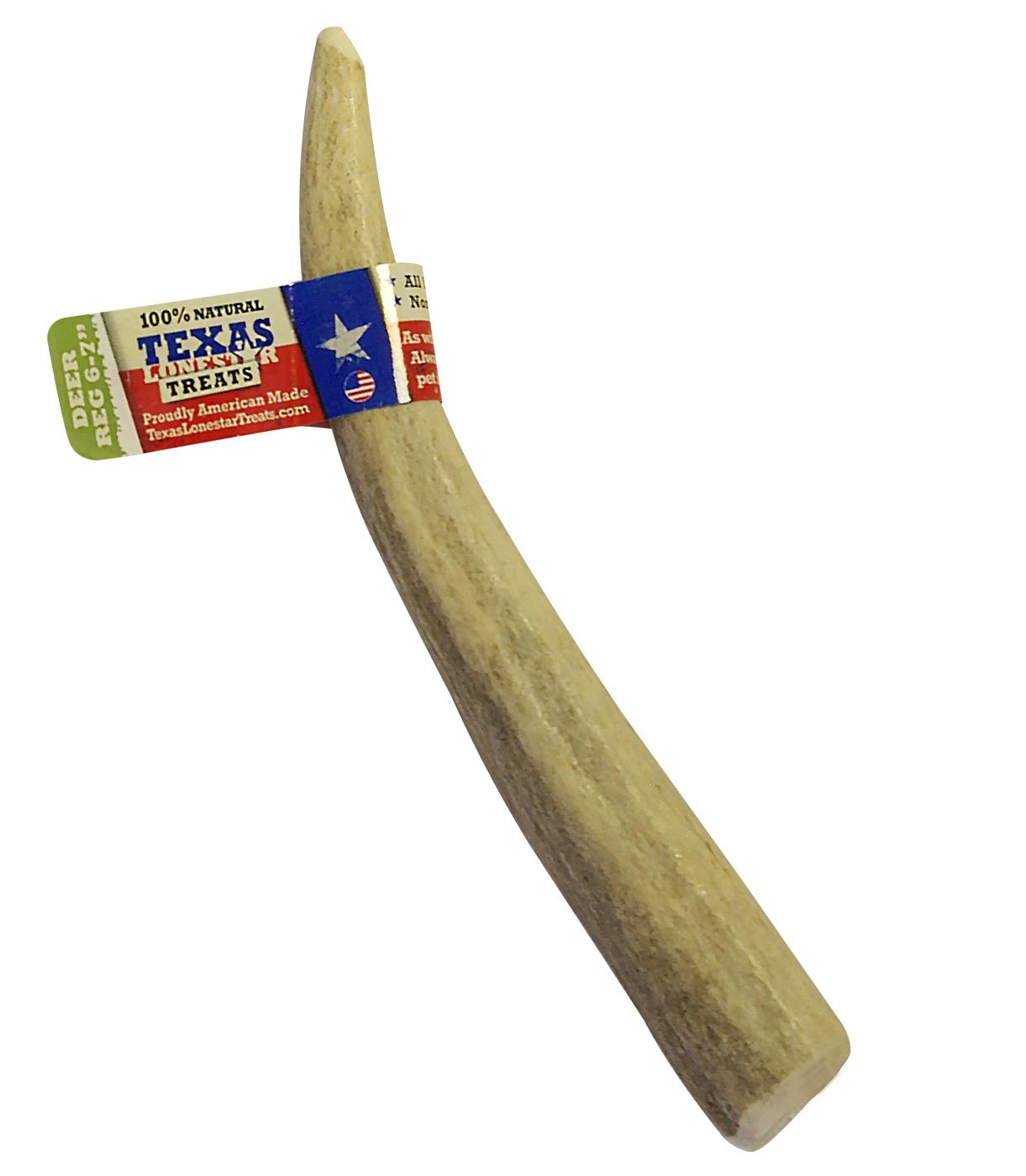 Texas Lone Star Dog Treats Deer Antler Regular 6-7 Inch; image 2 of 2