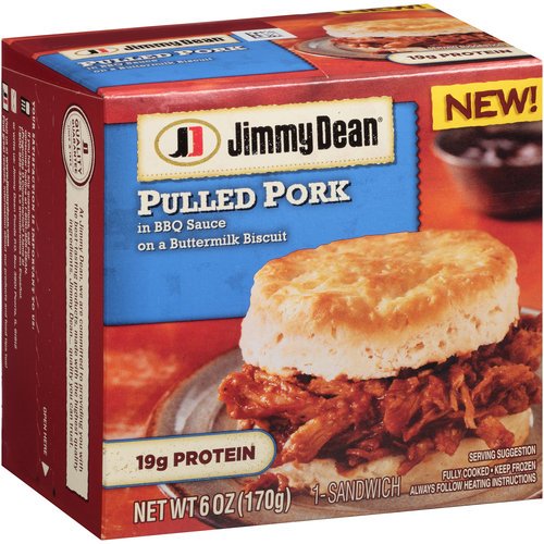 Jimmy Dean Pulled Pork In BBQ Sauce Sandwich Shop Sandwiches at HEB