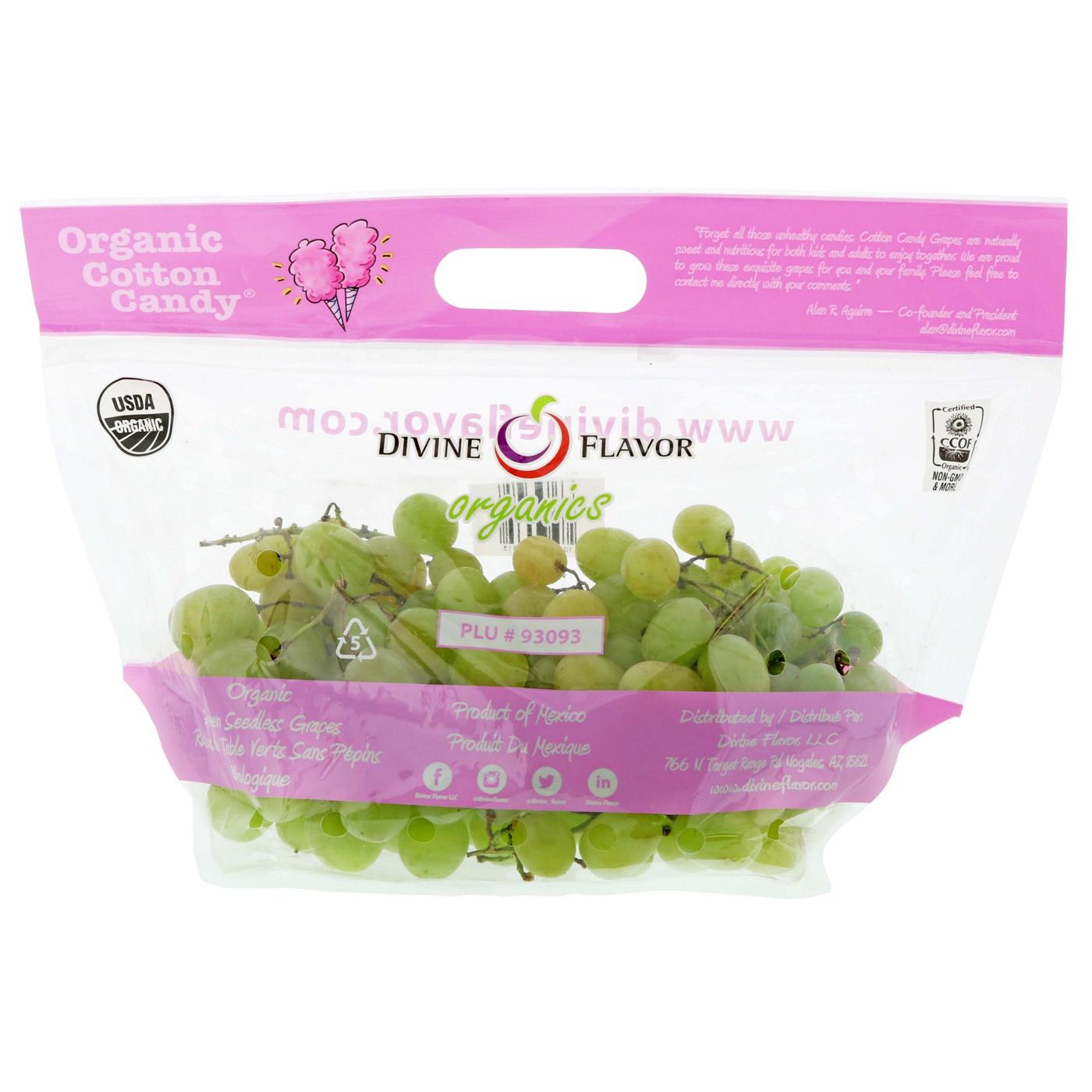 Fresh Organic Cotton Candy Grapes; image 1 of 2