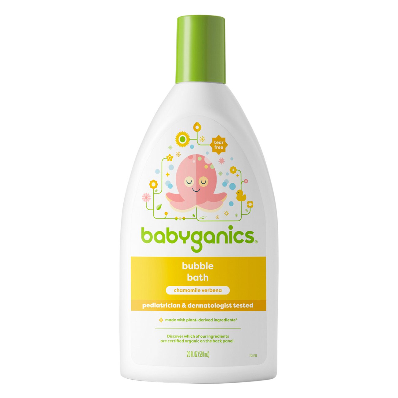 Babyganics Bubble Bath Chamomile Verbena Shop Bath & hair care at HEB