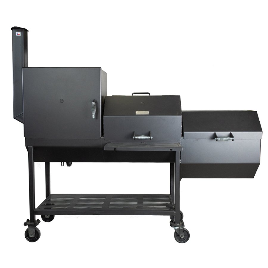 All Seasons Feeders Charcoal BBQ Pit with Firebox & Smoker - Shop ...