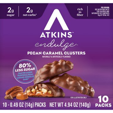 Atkins Endulge Treats - Pecan Caramel Clusters