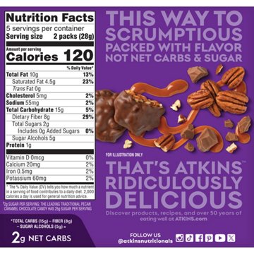 Atkins Endulge Treats - Pecan Caramel Clusters