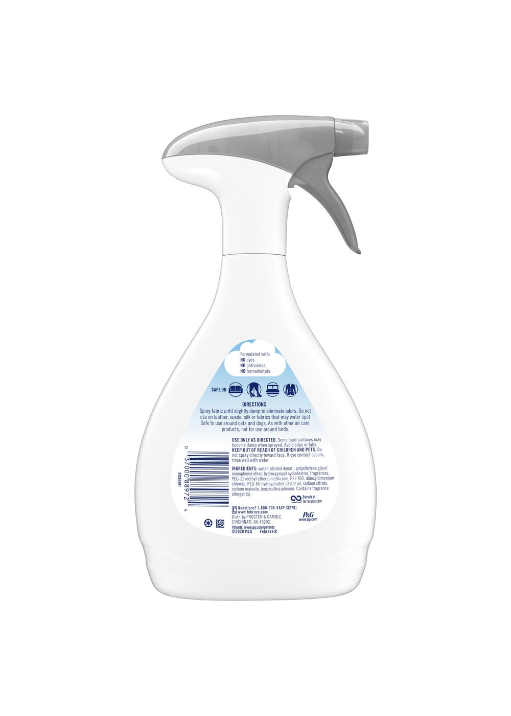 Febreze Heavy Duty Fabric Refresher Spray - Crisp Clean; image 10 of 10