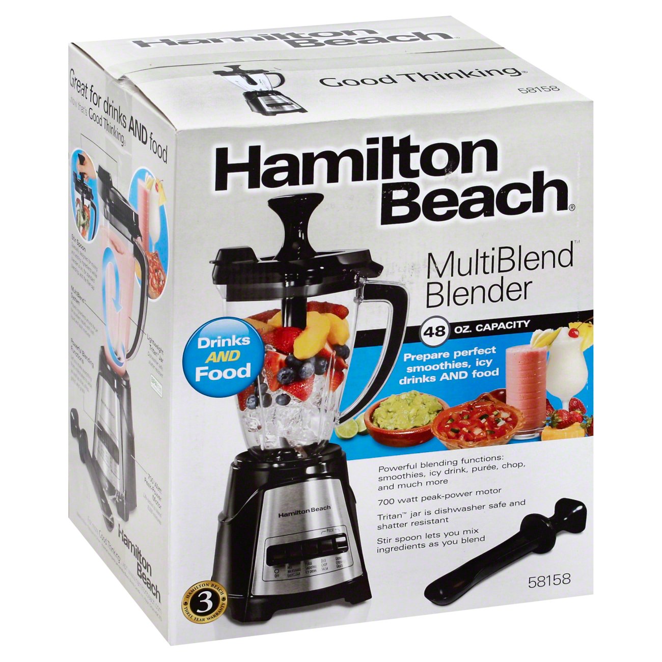 Hamilton Beach MultiBlend Blender with Stir Stick Shop Blenders