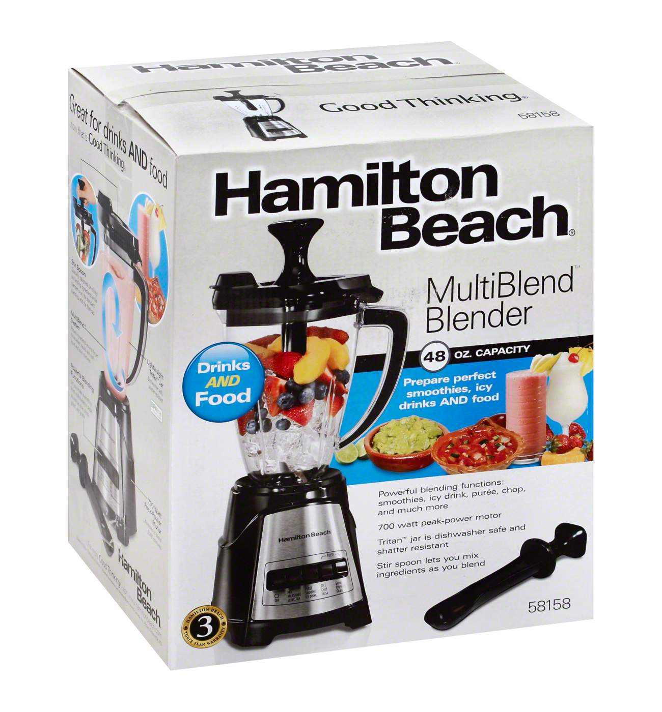 Hamilton Beach MultiBlend Blender with Stir Stick Shop Blenders