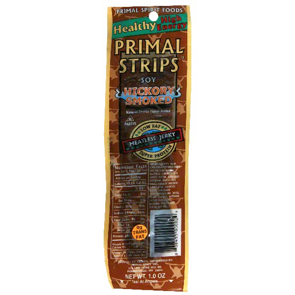 Primal Strips Hickory Smoked Meatless Vegan Jerky Shop Jerky at HEB
