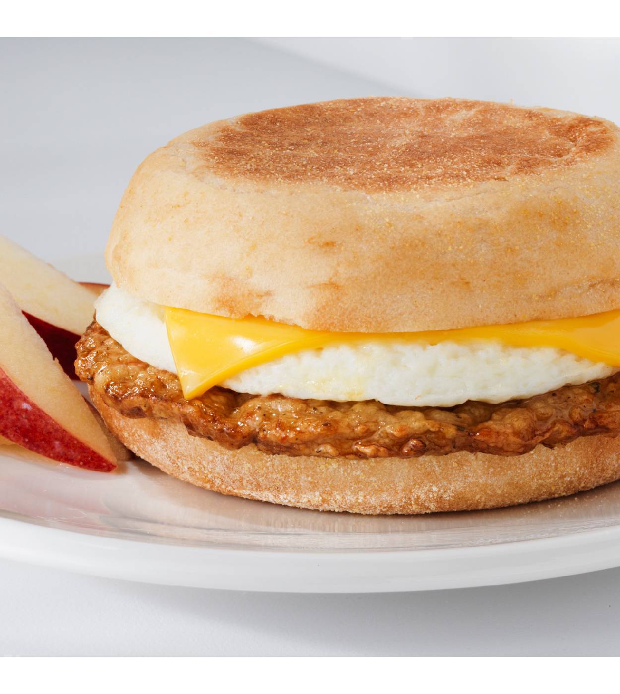 Jimmy Dean Applewood Smoke Chicken Sausage, Egg White and Cheese English Muffin Sandwiches; image 2 of 3