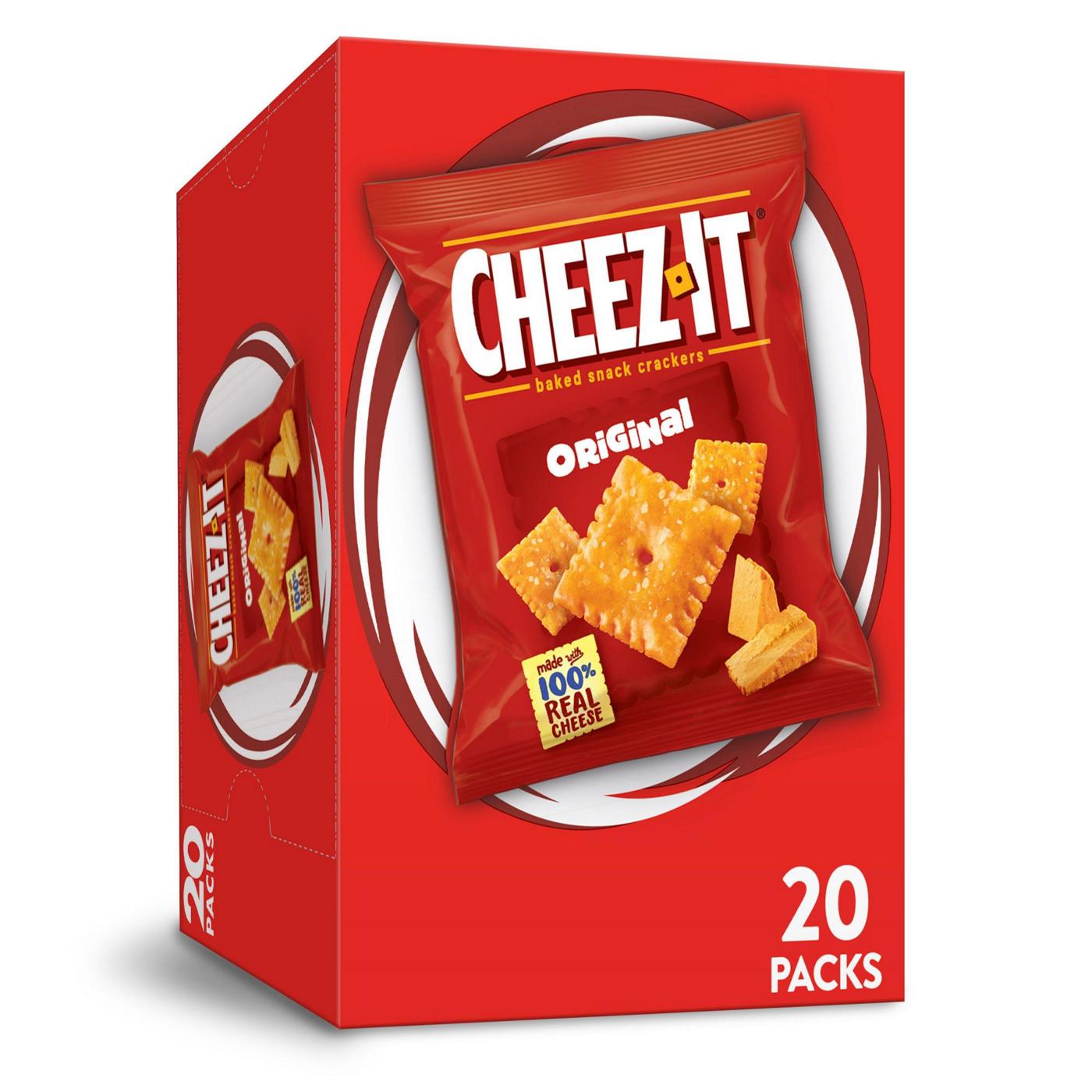 Cheez-It Original Cheese Crackers, 20 oz; image 1 of 5